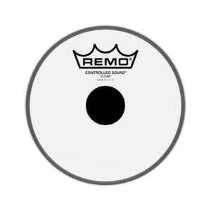 Remo CS-0306-10 6inch Controlled Sound Clear Black Dot On Top Batter Drum Head