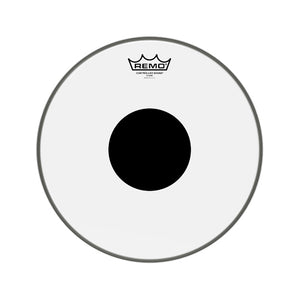 Remo CS-0313-10 13inch Batter Controlled Sound Clear Black Dot On Top Drum Head