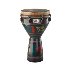 Remo DJ-0014-24 14inch Designer Series Key-Tuned Djembe, Adinkra