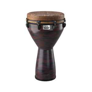 Remo DJ-0114-21-SN014 14x25inch Mondo Infinity Djembe, Choco Red