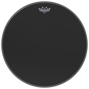 Remo ES-1018-00 18inch Ambassador Ebony Bass Drum Head