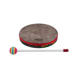 Remo KD-0108-01 8inch Kids Percussion Frame Drum, Fabric Rain Forest