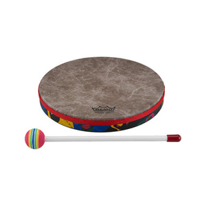 Remo KD-0110-01 10inch Kids Percussion Frame Drum, Fabric Rain Forest