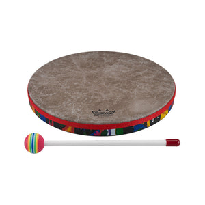 Remo KD-0112-01 12inch Kids Percussion Frame Drum, Fabric Rain Forest