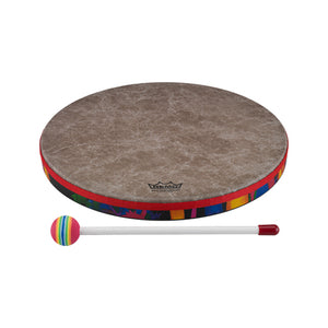 Remo KD-0114-01 14inch Kids Percussion Frame Drum, Fabric Rain Forest