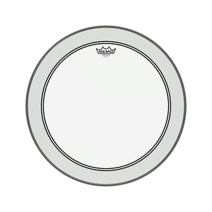 Remo P3-1322-C2 22inch Powerstroke 3 Clear White Falam Patch Bass Drum Head