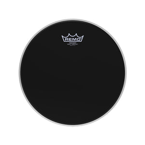 Remo PS-0412-MP 12inch Batter Crimplock Pinstripe Ebony Drum Head