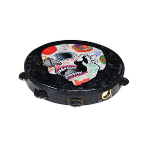 Remo TA-9110-70-AB002 10inch ArtBEAT Artist Collection Tambourine-Jose Pasillas, Candy Skull