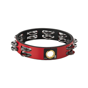 Remo TA-6208-52 8inch Headless Tambourine, Double Row Jingles, Deep Red