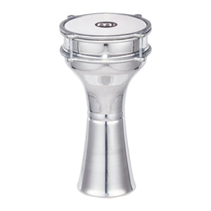 MEINL Percussion HE-102 6 1/2 x 12 3/4inch Aluminium Darbuka, Plain