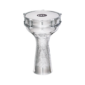 MEINL Percussion HE-114 8 x 14 1/2inch Aluminum Darbuka, Hand-Hammered