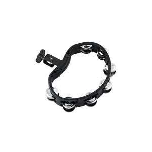 MEINL Percussion HTMT2BK Headliner Series Mountable ABS Tambourine, 2 Rows, Black