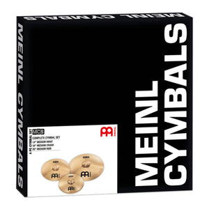 MEINL Cymbals MCS Complete Cymbal Set (14 Med HH, 16 Med Crash, 20 Med Ride)