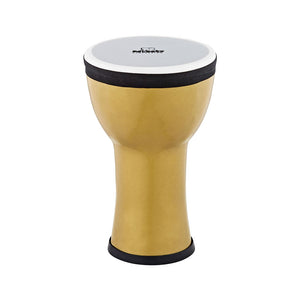 NINO Percussion NINO-EMDJ-GM 6inch Elements Mini Djembe, Plastic Head, Gold Metallic