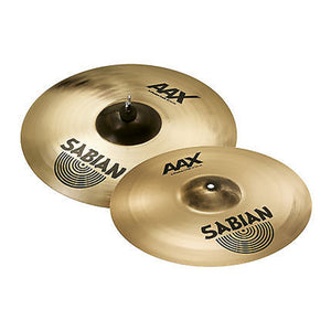 Sabian 25006XB2 17+19inch AAX X-Plosion Crash Cymbals Bundle w/FREE Stick Bag