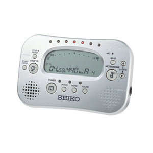 Seiko STH100-SE Metronome/Tuner/Stopwatch, Silver