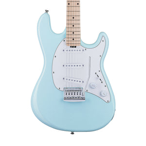 Sterling by Music Man Cutlass CT30SSS Electric Guitar, Maple FB, Daphne Blue (CT30SSS-DBL-M1)