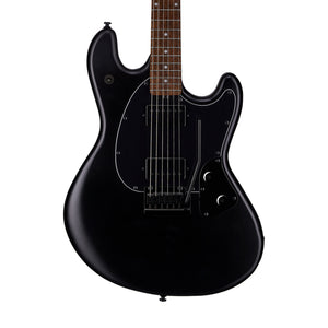 Sterling by Music Man SR30 StingRay HH Guitar, Laurel FB, Stealth Black (SR30-SBK-R1)