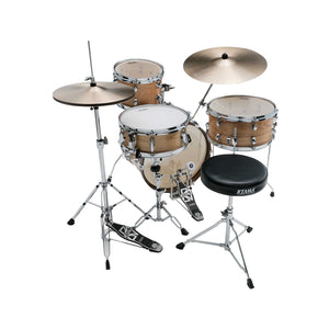 TAMA LJL48H4-SBO Club-JAM Kit 4-Piece w/ Hardware+Throne, Satin Blonde