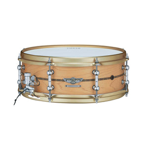 TAMA TLM145S-OMP 5x14inch Star Solid Shell Snare Drum, Oiled Natural Maple