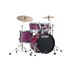 TAMA WBS40REZS-LPO Starclassic Walnut/Birch 4-Piece Drum Shell Kit, Lacquer Phantasm Oyster