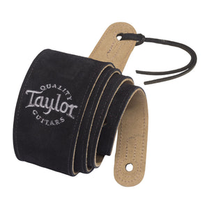 Taylor Suede Guitar Strap, Black