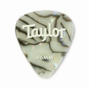 Taylor Celluloid 351 Picks, Abalone, 0.96mm, 12-Pack