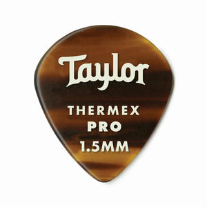 Taylor Premium DarkTone 651 Thermex Pro Picks, Tortoise Shell, 1.50mm, 6-Pack