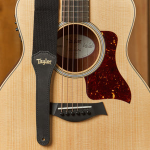 Taylor GS Mini Guitar Strap, Black Cotton, 2inch