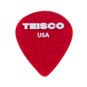 Teisco Glitter Jazz Guitar Pick, 1.38mm, 6-Pick Pack